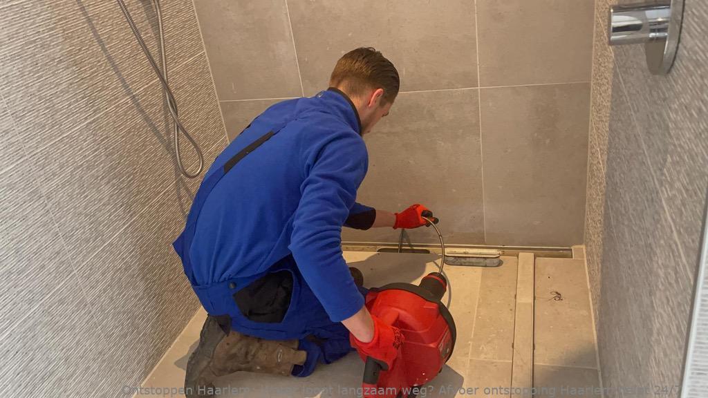 Water loopt langzaam weg? Afvoer ontstopping Haarlem helpt 24/7