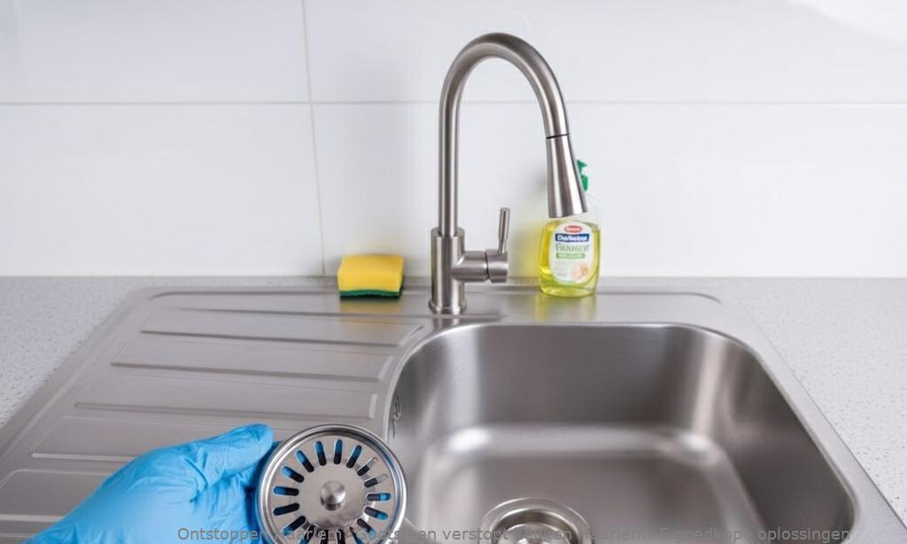 Gootsteen verstopt keuken Haarlem: 5 goedkope oplossingen