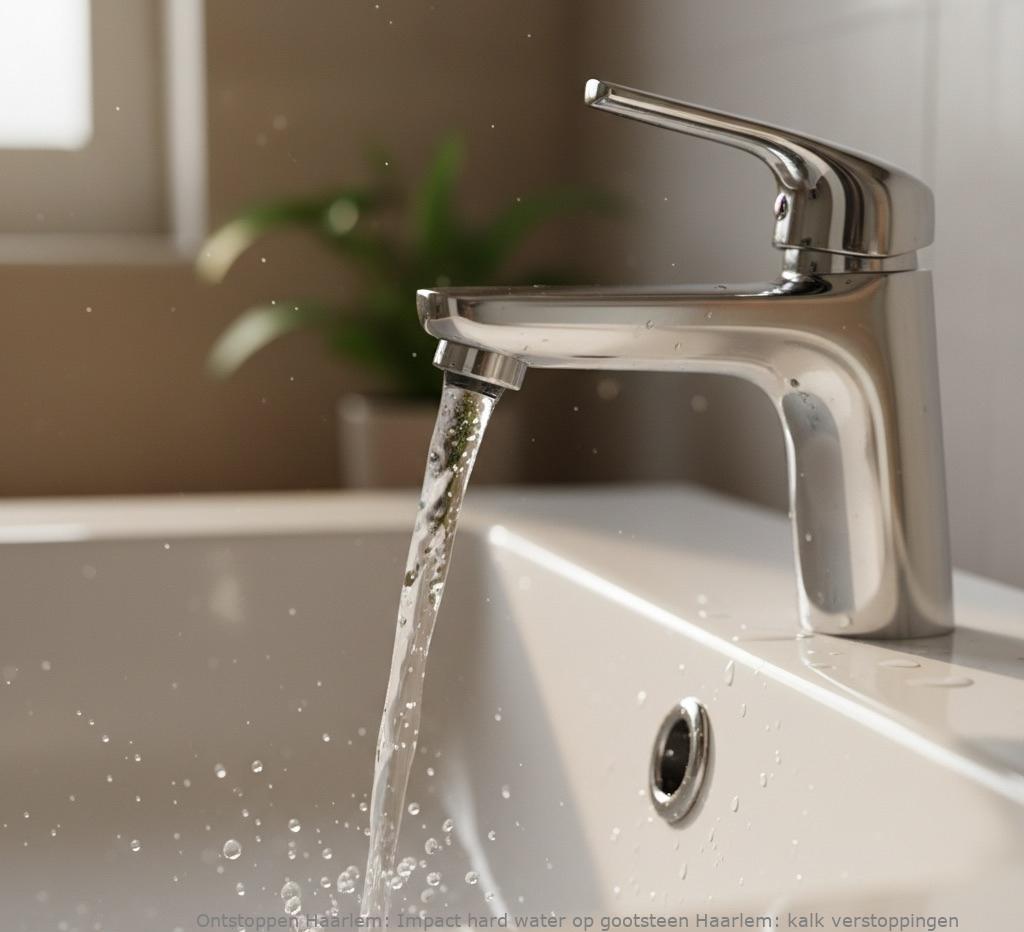 Impact hard water op gootsteen Haarlem: kalk verstoppingen
