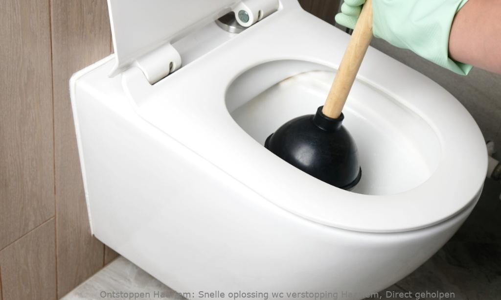 Snelle oplossing wc verstopping Haarlem, Direct geholpen
